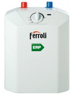 Scaldabagno elettrico Ferroli Novo 10 litri sopralavello GRWCTASA