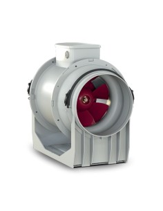 Aspiratore centrifugo assiale in linea Vortice LINEO 100 Q